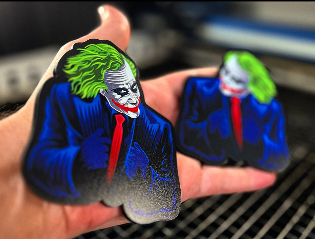 NEW Red Tie Joker (2 badges)