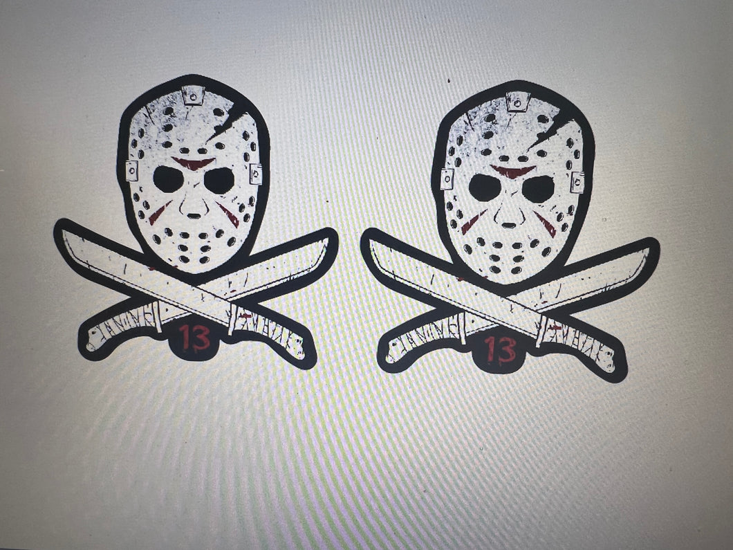 Jason 13 Badges (2 included)