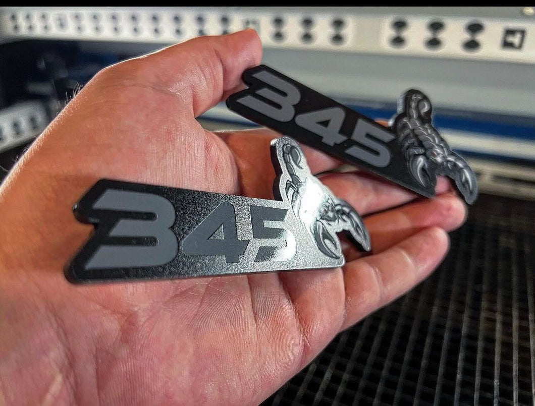 345 Scorpion Badges (2 Included)