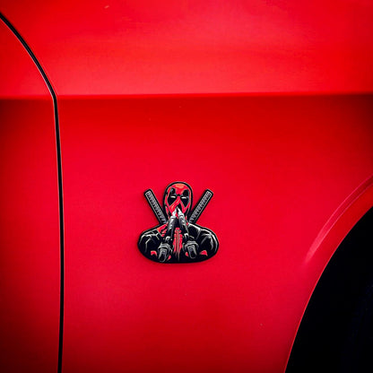 Deadpool Smoking Gun Badges (2) - Forged Concepts