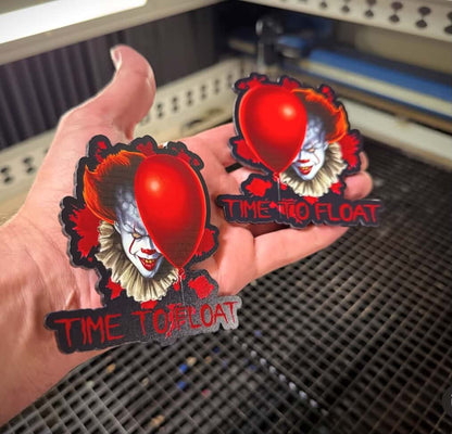 Pennywise 3 Piece Set – 2 Badges + Steering Wheel Insert