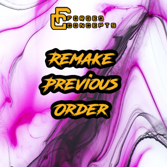 Remake Previous Order: 2 Badges - Forged Concepts