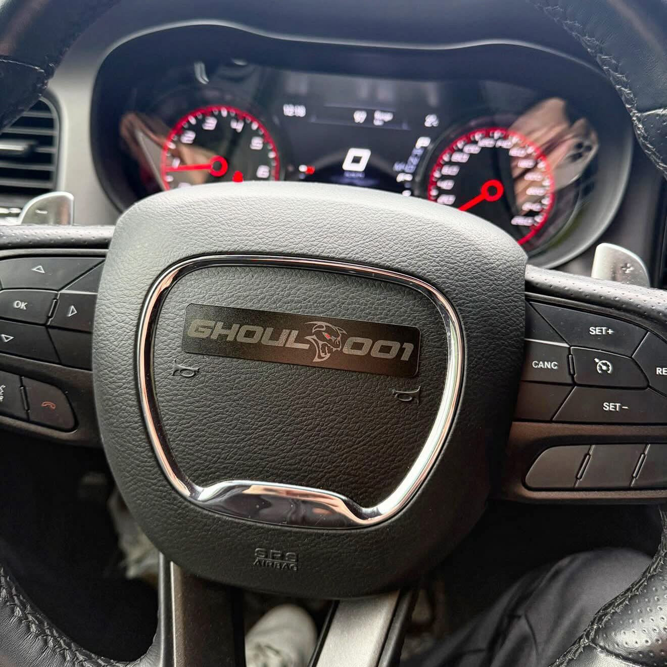 Charger Ghoul Dash Badge - Forged Concepts