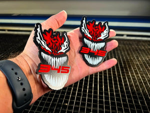 New 2024 Edition Venom 345 Badges (2 included)