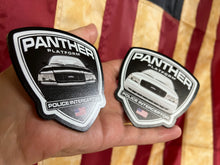 Load image into Gallery viewer, White &amp; Black Police Interceptor Badges  (2 Badges)