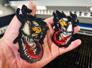 Venomized Wolverine Badges