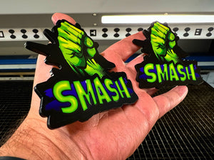 Hulk Smash Badges  (2 Badges)