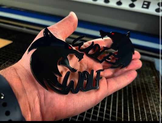 Gloss Wolf Badges (2)