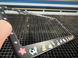 Custom METAL License Plate OR Frame - Forged Concepts
