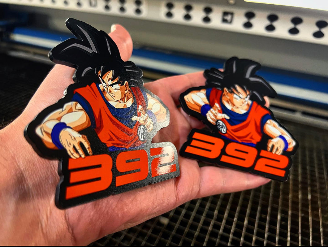 392 Goku Badges (2 Included)