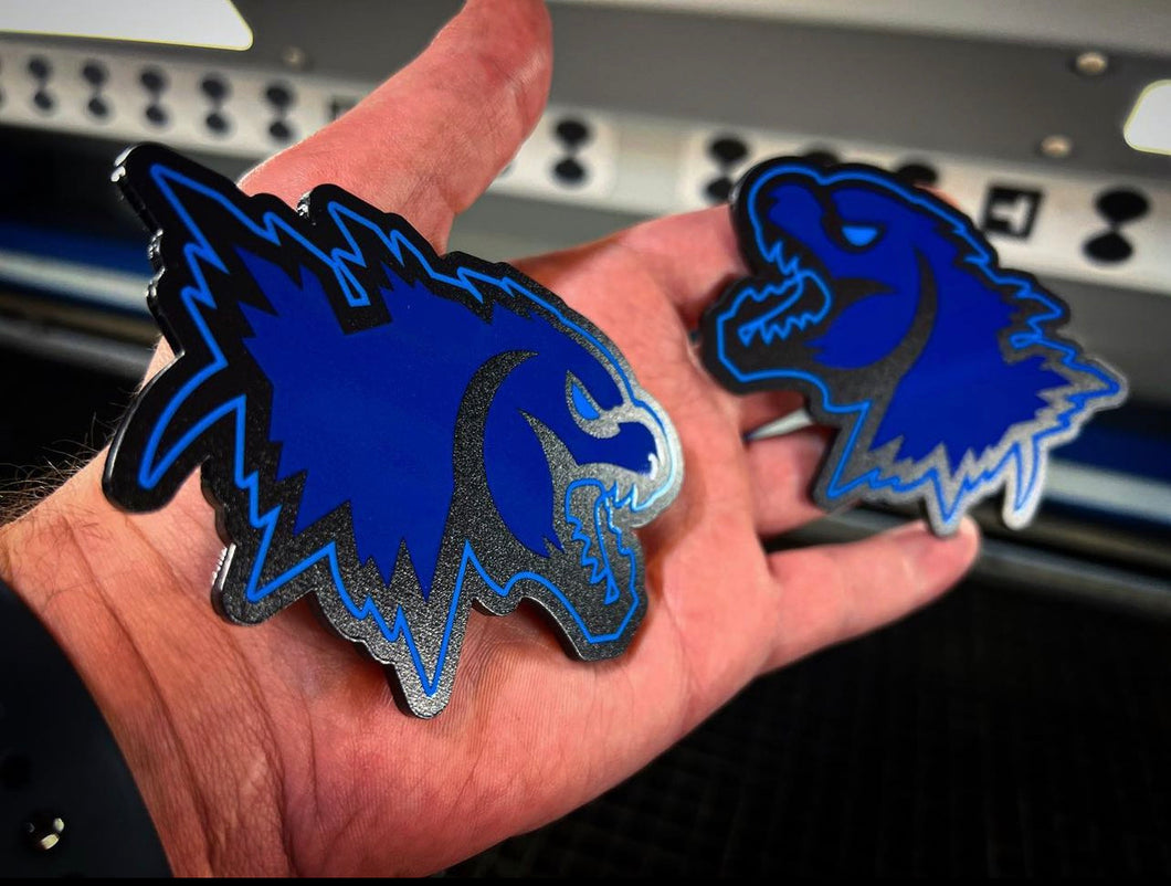 Custom Godzilla (2 solid badges)