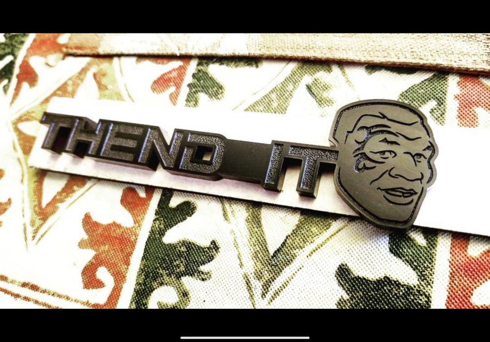 Thend it Lisp Badge - Forged Concepts