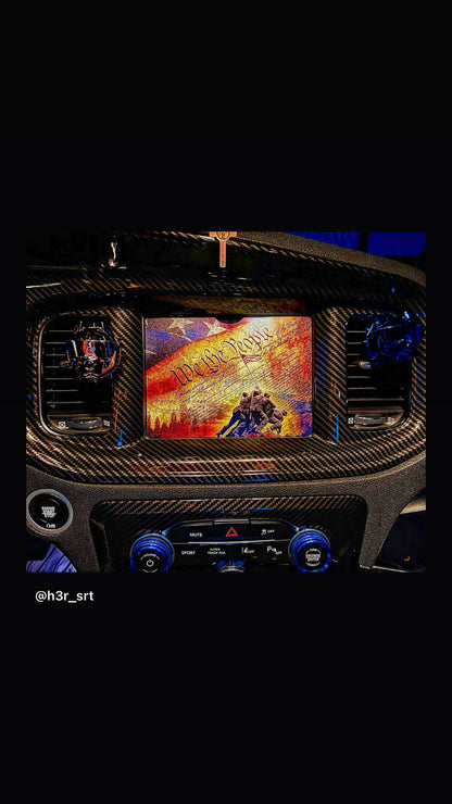 Custom Radio Plate 8.4in Uconnect - Forged Concepts