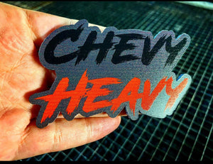 Chevy Heavy Badges (2) NEW UPGRADED MATERIAL - Forged Concepts