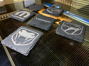 Custom Slate Coasters (Set of 5) - Forged Concepts