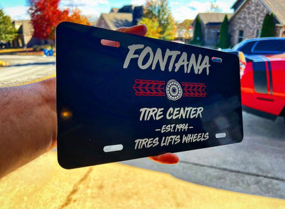 2 Custom METAL License Plates OR Frames (2 included) - Forged Concepts