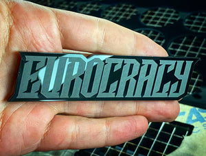 Eurocracy Badges (2) FREE SHIPPING - Forged Concepts