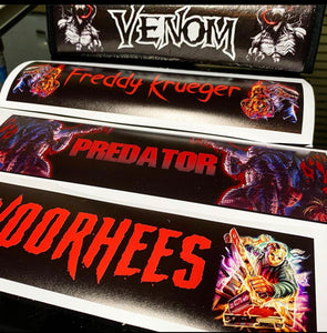 TWO Custom Seatbelt Covers ANY IMAGE - Forged Concepts