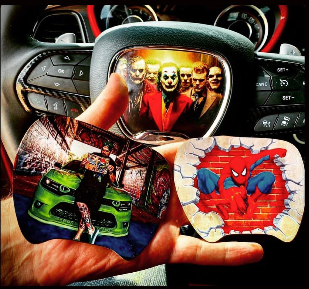 Challenger/Charger Custom Steering Wheel Insert (YOUR DESIGN) FREE SHIPPING - Forged Concepts