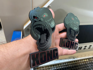 Stealthy Kong Badges w/Red (2)