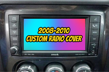 Load image into Gallery viewer, Custom Radio Cover 6.5 Inch 2008-2010 Models