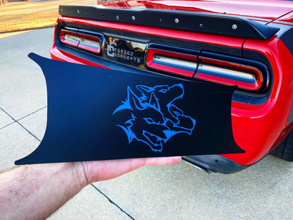 CUSTOM Full Color Tail Light Divider (Challenger) - Forged Concepts