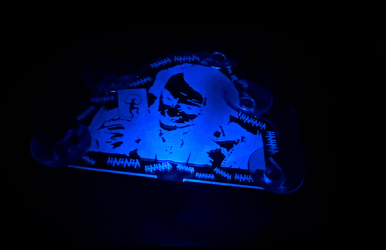 LED Custom Window Mounted Badge (Includes Suction Cups) - Forged Concepts