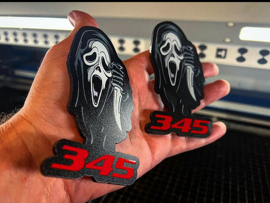345 Ghost Face Badges - Forged Concepts