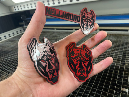 HellHound Badges (3 Badges) - Forged Concepts