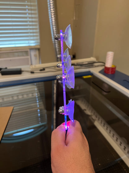 LED Custom Window Mounted Badge (Includes Suction Cups) - Forged Concepts