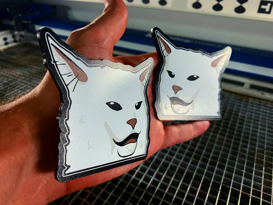 Meme Cat Badges (2) - Forged Concepts