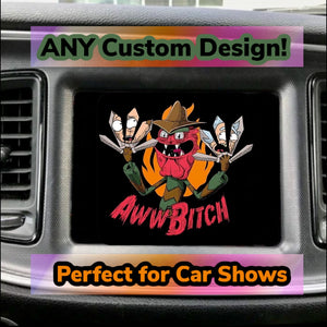 Custom Radio Plate 8.4in Uconnect