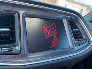 Custom Radio Plate 8.4in Uconnect