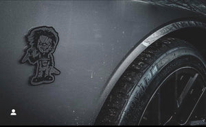 Two Black Chucky Badges (FREE SHIPPING) - Forged Concepts
