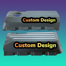 Load image into Gallery viewer, Custom Half Cover Badges (includes 2) (ANY DESIGN) - Forged Concepts