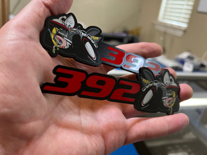 Red Venomized 392 Badges (2) - Forged Concepts