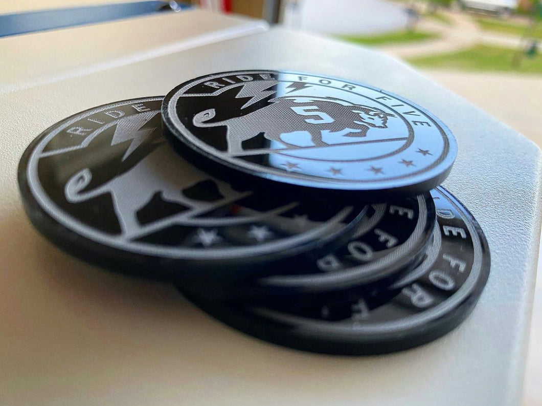 Ride for Five (1 Badge)