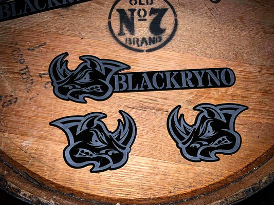 Black Ryno 3 badge set - Forged Concepts