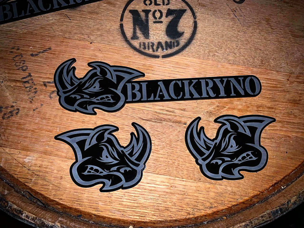 Black Ryno 3 badge set