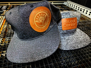 Custom Hat w/leather patch (any design, any color hat) - Forged Concepts