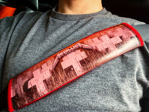 TWO Custom Seatbelt Covers ANY IMAGE (FREE SHIPPING) - Forged Concepts