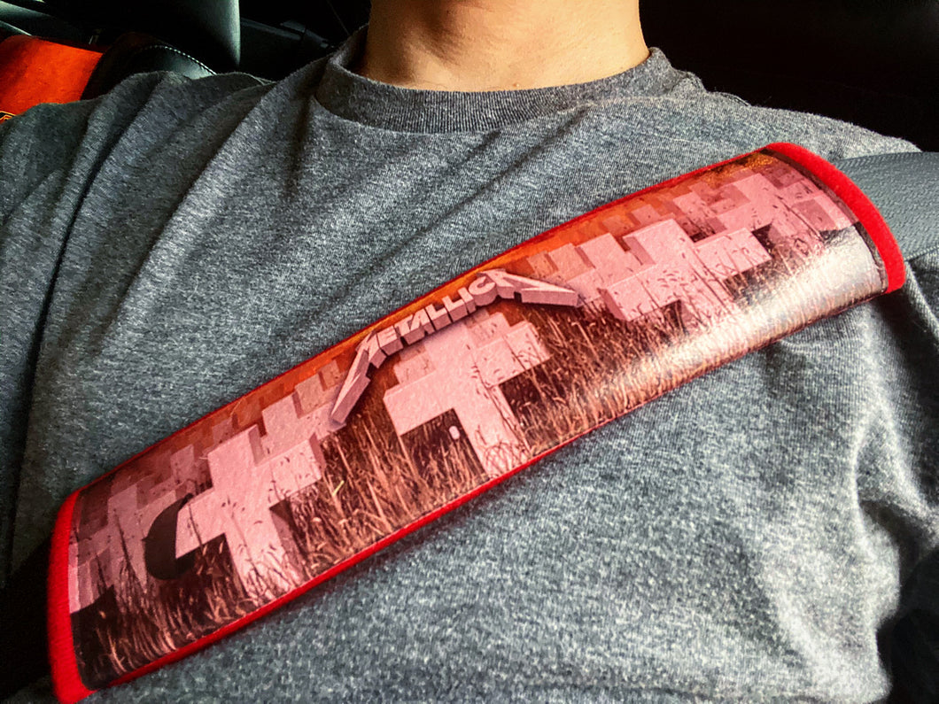 TWO Custom Seatbelt Covers ANY IMAGE (FREE SHIPPING) - Forged Concepts