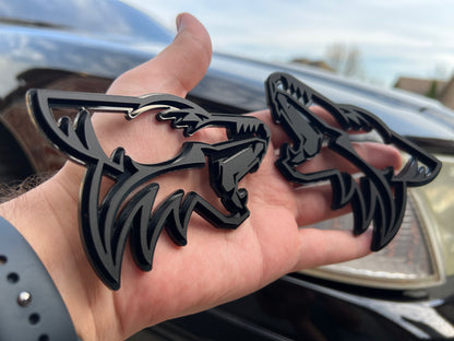 NEW 3D Coyote/Wolf Dual Layer Badges (2 badges) - Forged Concepts