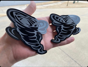 Two Cyclone badges - Forged Concepts