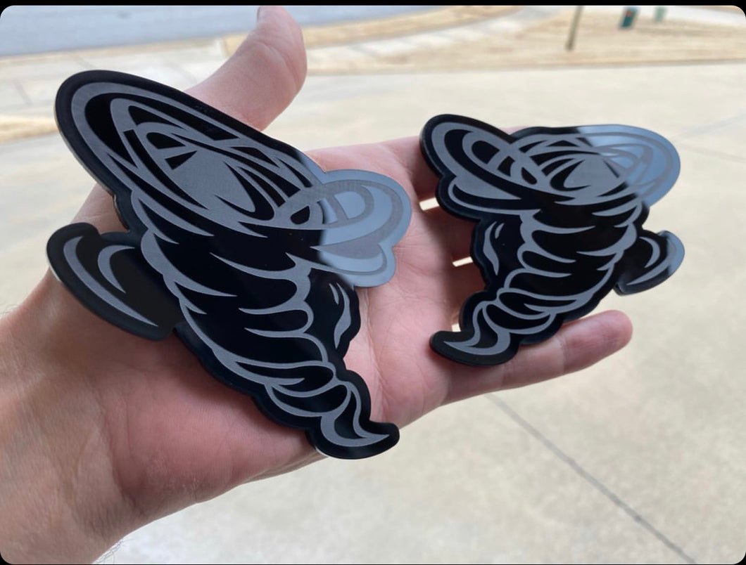 Two Cyclone badges - Forged Concepts