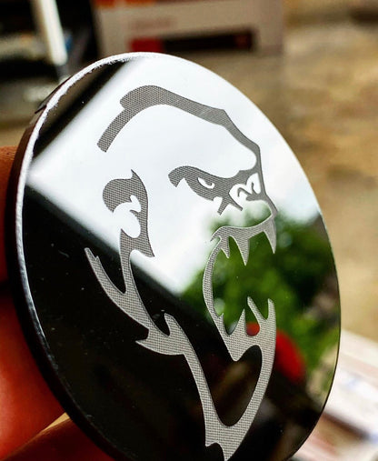 CUSTOM Challenger Fuel Lid Badge (ANY design) FREE SHIPPING - Forged Concepts