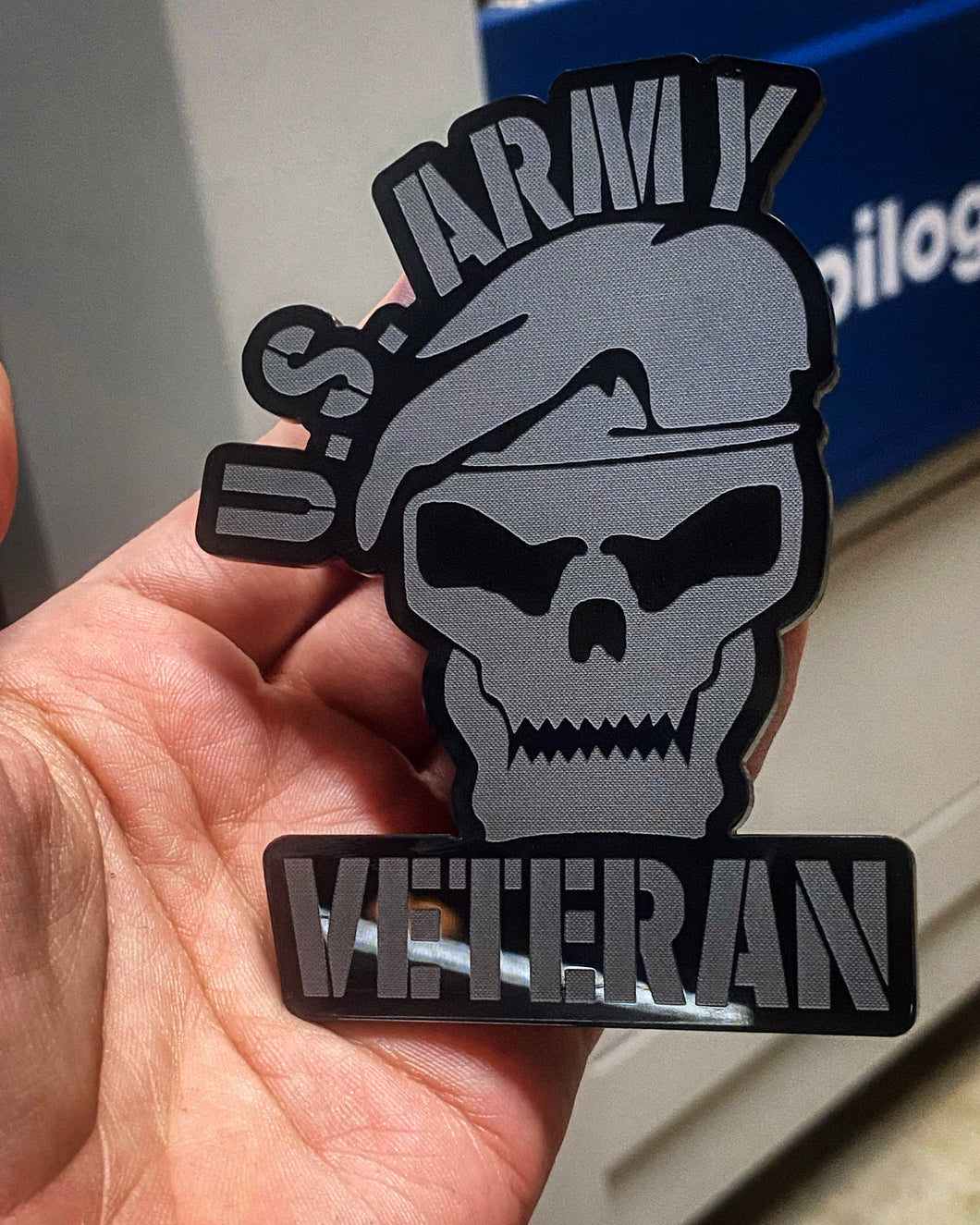 US ARMY Veteran Badges (2) - Forged Concepts