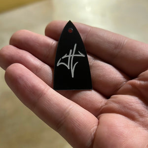 Black JH Cover (Truss Rod Cover)