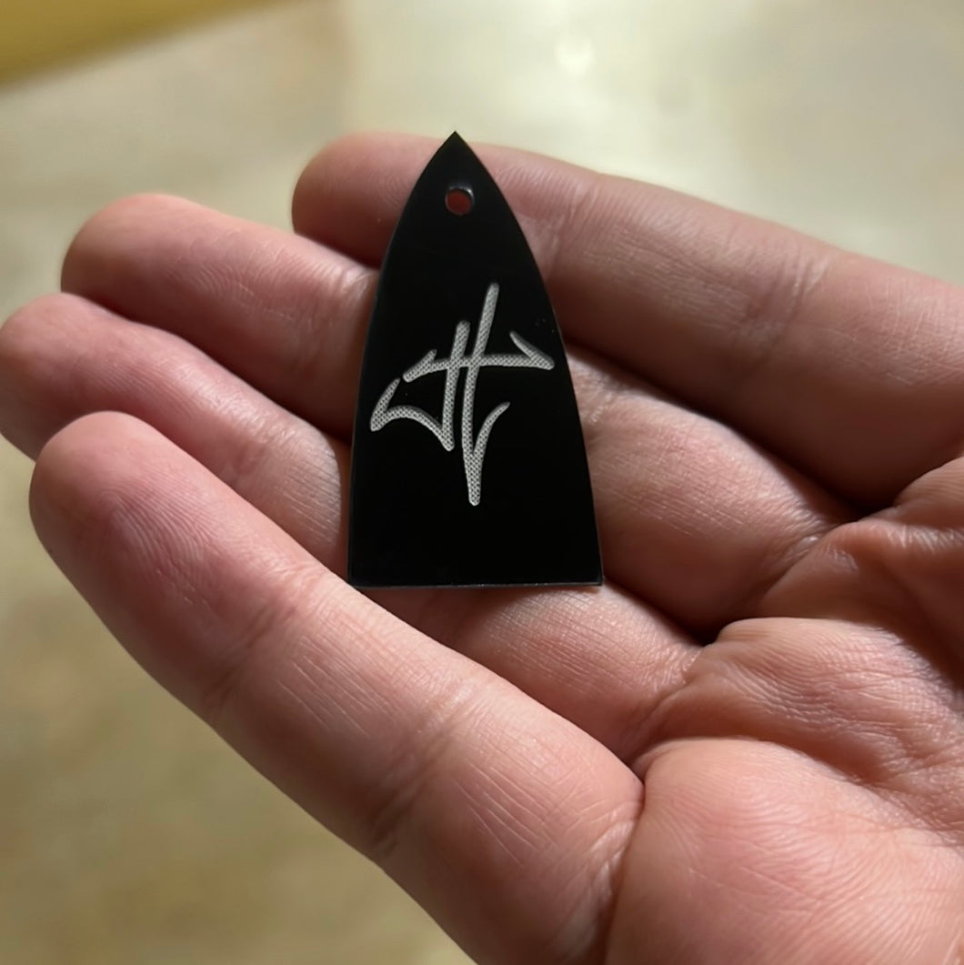 Black JH Cover (Truss Rod Cover)