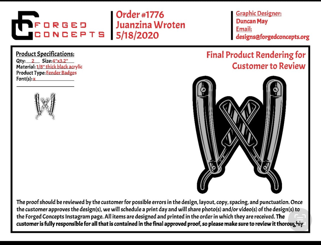 Order 1776 Replacements (2)